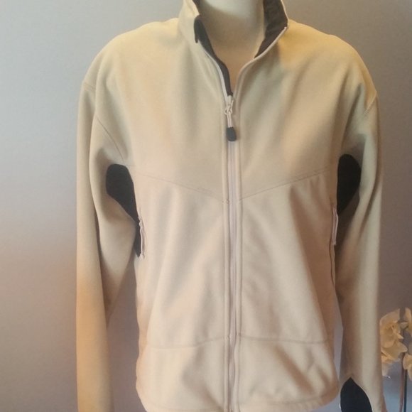 Men's Mountain Equipment  Co-op beige zip up light jacket NWOT - Picture 1 of 4